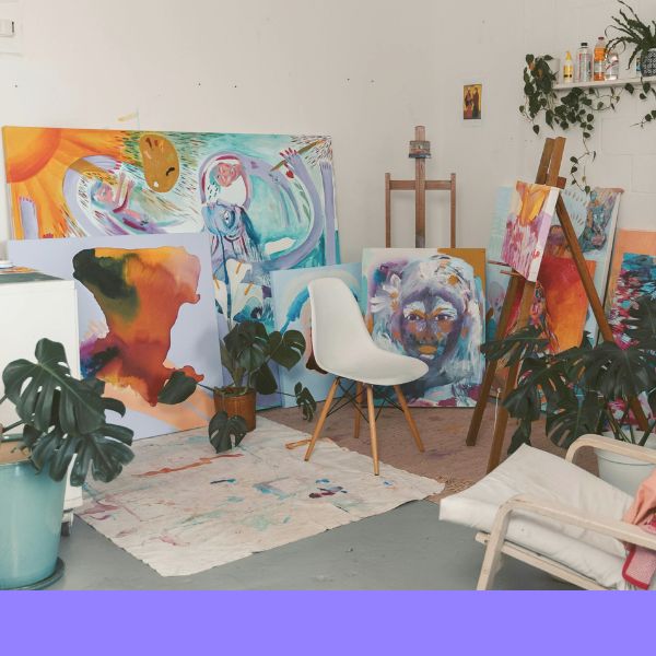 Art Gallery Open Studio (600 x 600 px)