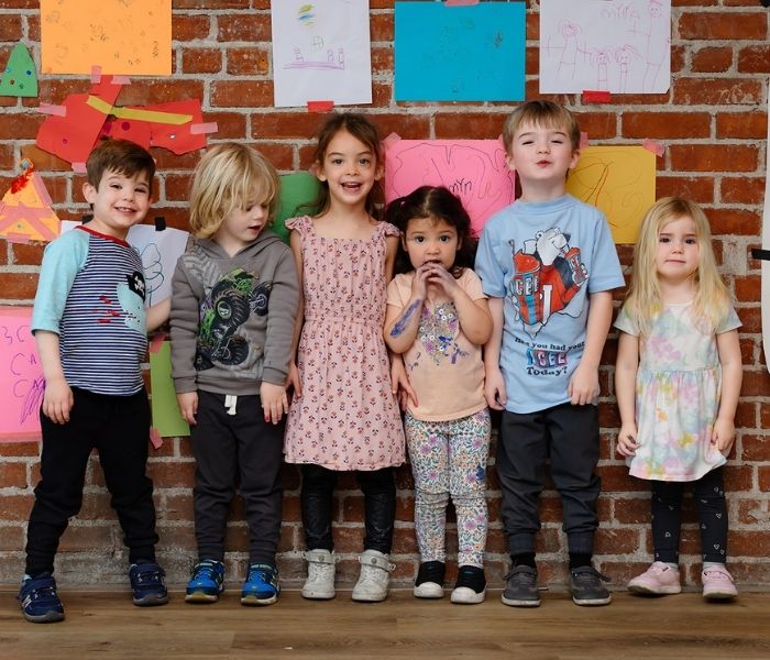 Group Photo at the Art Birthday Party