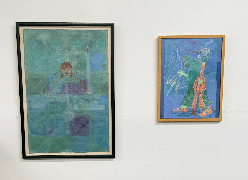 Installation View of Anima de Resistencia, 2006 and Mixcoac, 2022, by Celia Herrera Rodriguez